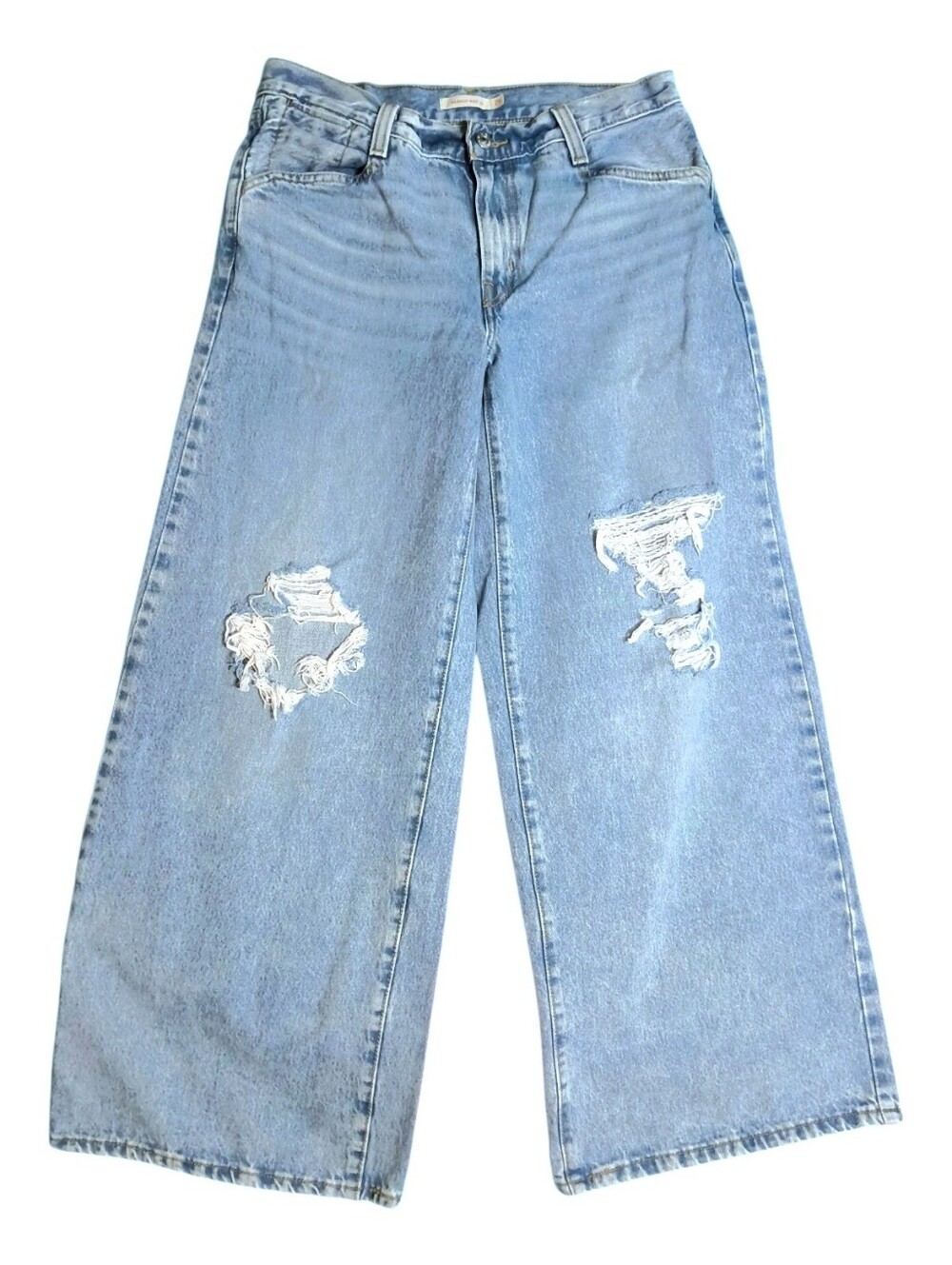 Levis '94 Baggy Wide Leg Distressed Jeans - Picture 2 of 9